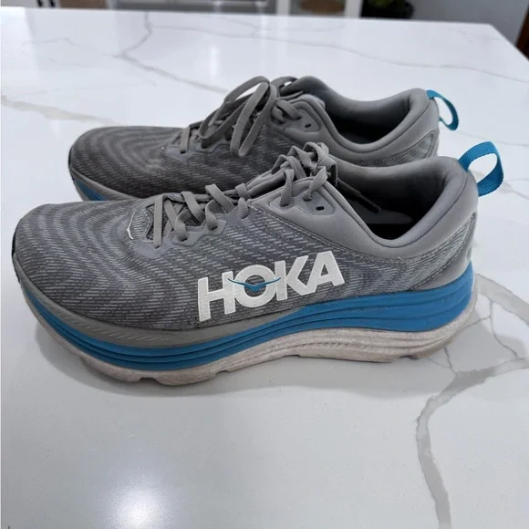 Hoka One One Mens Gaviota 5 LDVB Blue Running Shoes Sneakers Size 11 - Picture 3 of 5